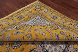Persian Nain Hand Knotted Wool & Silk Rug - 9' 2" X 12' 2"