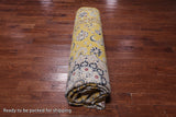 Persian Nain Hand Knotted Wool & Silk Rug - 9' 2" X 12' 2"