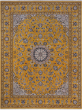 Persian Nain Hand Knotted Wool & Silk Rug - 9' 2" X 12' 2"