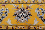 Persian Nain Hand Knotted Wool & Silk Rug - 9' 2" X 12' 2"