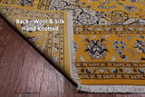 Persian Nain Hand Knotted Wool & Silk Rug - 9' 2" X 12' 2"