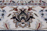 Green Square Persian Nain Hand Knotted Wool & Silk Rug - 10' 0" X 10' 0"