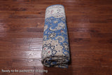 Square Persian Nain Hand Knotted Wool & Silk Rug - 7' 10" X 7' 10"
