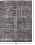 Persian Overdyed Hand Knotted Wool Area Rug - 9' 8" X 12' 7" - Golden Nile