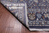 Grey Persian Nain Hand Knotted Wool & Silk Rug - 8' 11" X 12' 3"