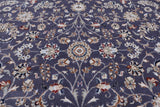 Grey Persian Nain Hand Knotted Wool & Silk Rug - 8' 0" X 10' 1"