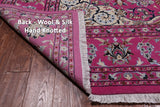 Pink Square Persian Nain Handmade Wool & Silk Rug - 9' 0" X 9' 0"