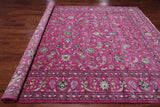 Pink Persian Nain Hand Knotted Wool & Silk Rug - 9' 1" X 12' 2"