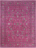 Pink Persian Nain Hand Knotted Wool & Silk Rug - 9' 1" X 12' 2"