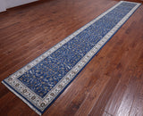 Persian Nain Hand Knotted Wool & Silk Rug - 2' 9" X 17' 10"