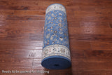 Persian Nain Hand Knotted Wool & Silk Rug - 2' 9" X 17' 10"