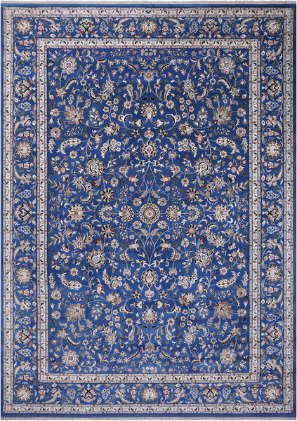Persian Nain Hand-Knotted Wool & Silk Rug - 9' 11" X 14' 3"