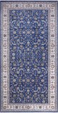 Blue Persian Nain Hand-Knotted Wool & Silk Rug - 8' 1" X 16' 4"