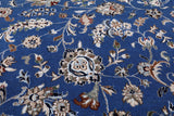 Square Persian Nain Hand-Knotted Wool & Silk Rug - 9' 0" X 9' 0"