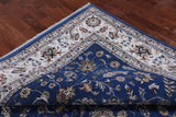 Square Persian Nain Hand Knotted Wool & Silk Rug - 10' 0" X 10' 0"