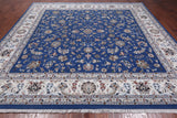 Square Persian Nain Hand Knotted Wool & Silk Rug - 10' 0" X 10' 0"