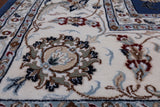 Square Persian Nain Hand Knotted Wool & Silk Rug - 10' 0" X 10' 0"