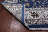 Square Persian Nain Hand Knotted Wool & Silk Rug - 10' 0" X 10' 0"