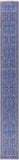 Blue Persian Nain Handmade Wool & Silk Rug - 2' 8" X 24' 4"
