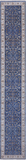 Blue Persian Nain Hand Knotted Wool & Silk Runner Rug - 2' 6" X 16' 3"