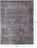 Persian Overdyed Hand Knotted Wool Area Rug - 9' 6" X 12' 4" - Golden Nile
