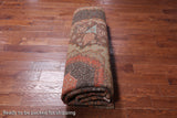Brown Geometric Persian Mamluk Hand Knotted Wool Rug - 8' 2" X 10' 1"
