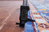 Blue Turkish Oushak Handmade Wool Rug - 9' 3" X 18' 1"