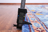 Blue Turkish Oushak Hand Knotted Wool Rug - 9' 1" X 12' 5"