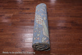 Blue Tree Of Life Persian Handmade Wool Rug - 9' 3" X 11' 11"