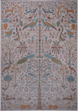Ivory Tree Of Life Persian Hand Knotted Wool Rug - 10' 1" X 13' 9"