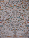Ivory Tree Of Life Persian Handmade Wool Rug - 9' 3" X 11' 10"