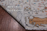 Ivory Tree Of Life Persian Handmade Wool Rug - 9' 3" X 11' 10"