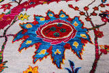Grey Persian Sickle Leaf Handmade Wool & Silk Rug - 10' 0" X 14' 11"