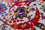Grey Persian Sickle Leaf Handmade Wool & Silk Rug - 10' 0" X 14' 11"