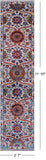 Grey Persian Tabriz Hand-Knotted Wool & Silk Runner Rug - 2' 7" X 11' 10"