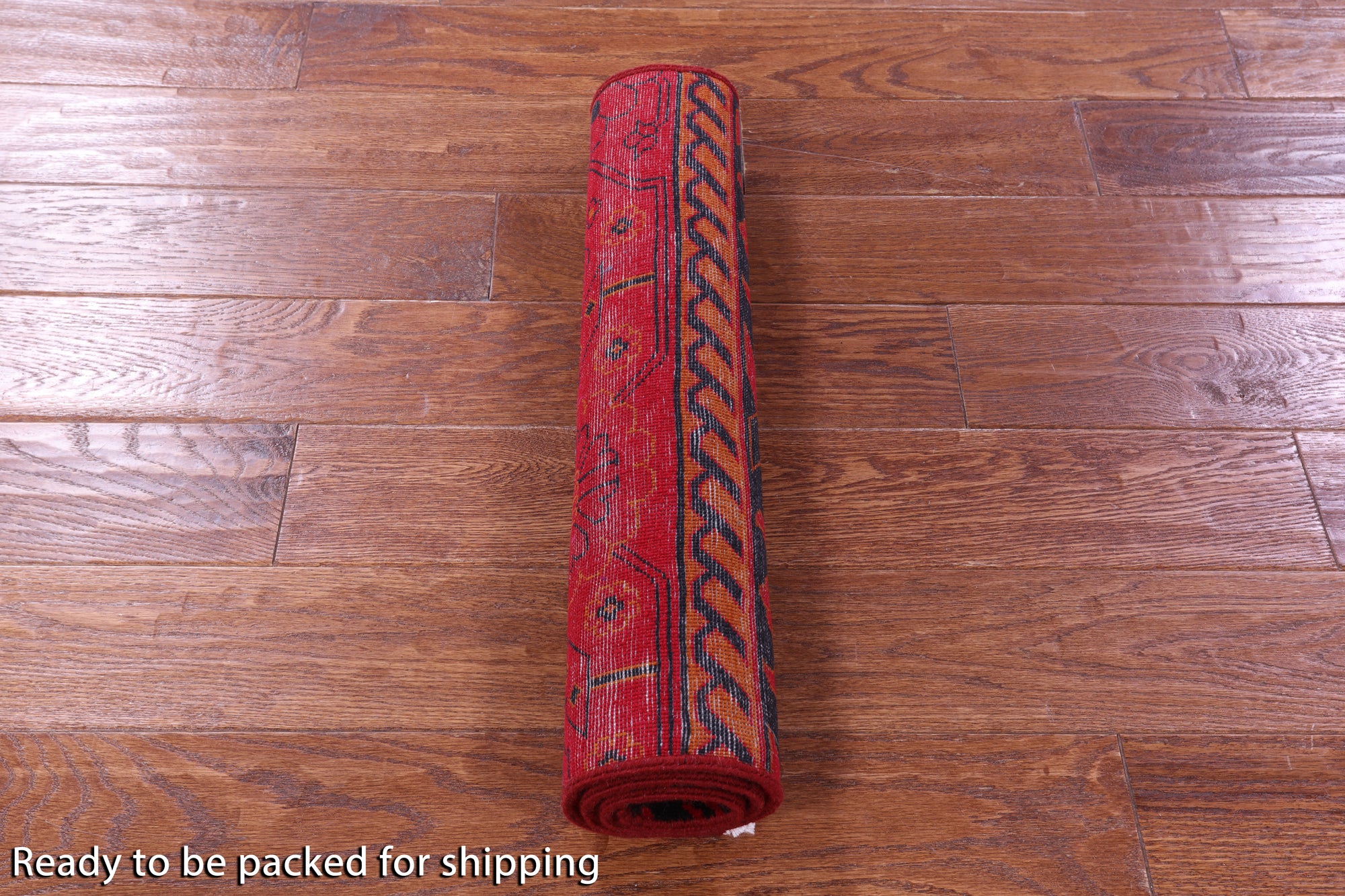 Red Peshawar Handmade Wool Rug - 2' 1" X 3' 1"