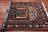 Persian Qum Handmade Wool Rug - 4' 8" X 7' 4"