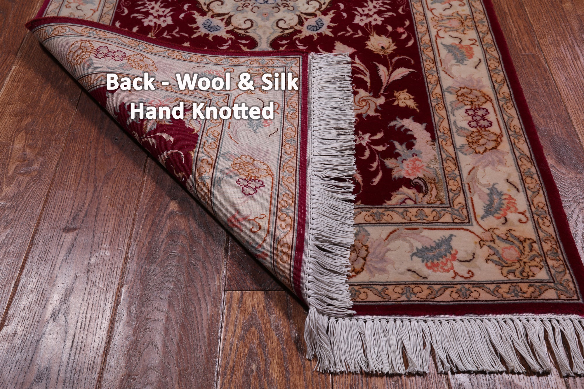 High End Persian Tabriz Hand-Knotted Wool & Silk Runner Rug - 2' 9" X 11' 0"