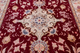 High End Persian Tabriz Hand-Knotted Wool & Silk Runner Rug - 2' 9" X 11' 0"