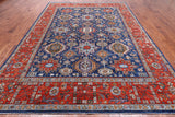 Persian Fine Serapi Hand-Knotted Wool Rug - 8' 10" X 12' 0"
