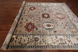 Persian Fine Serapi Handmade Wool Rug - 8' 10" X 12' 0"