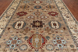 Persian Fine Serapi Handmade Wool Rug - 8' 10" X 12' 0"
