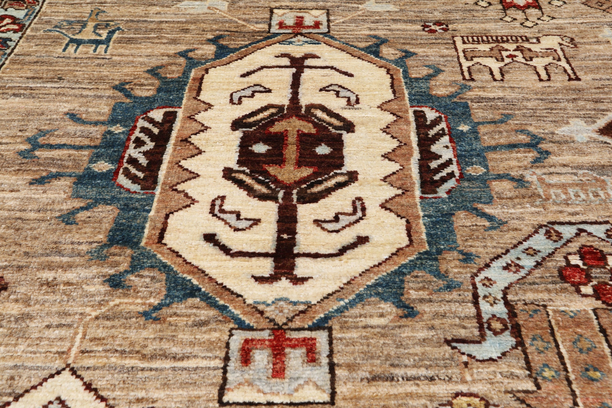 Persian Fine Serapi Handmade Wool Rug - 8' 10" X 12' 0"