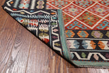 SUPER SALE Reversible Kilim Flat Weave Wool On Wool Rug - 8' 4" X 11' 6"