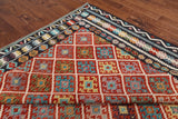 SUPER SALE Reversible Kilim Flat Weave Wool On Wool Rug - 8' 4" X 11' 6"