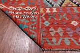SUPER SALE Reversible Kilim Flat Weave Wool On Wool Rug - 8' 6" X 11' 1"