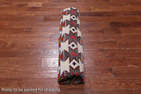 SUPER SALE Reversible Kilim Flat Weave Wool On Wool Rug - 9' 10" X 12' 9"