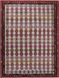 SUPER SALE Reversible Kilim Flat Weave Wool On Wool Rug - 9' 10" X 12' 9"