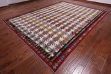 SUPER SALE Reversible Kilim Flat Weave Wool On Wool Rug - 9' 10" X 12' 9"