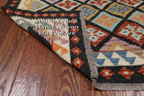 SUPER SALE Reversible Kilim Flat Weave Wool On Wool Rug - 5' 4" X 6' 4"
